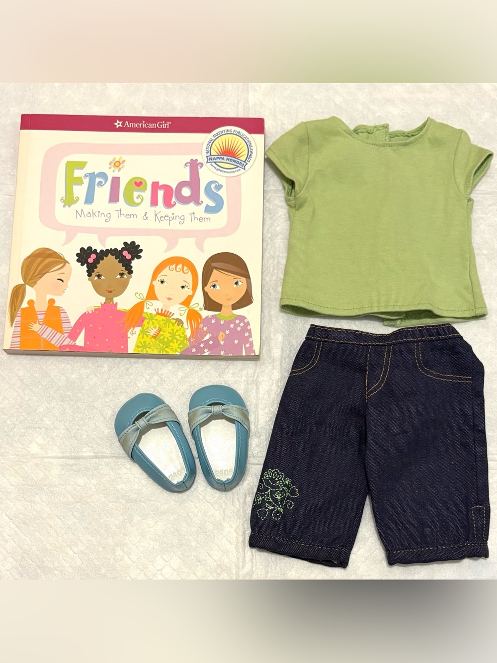American Girl Doll Sonali Meet Outfit and Book